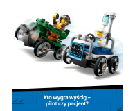 LEGO City 60459 Samolot kontra łóżko szpitalne – zestaw wyścigowy - 1298088 - zdjęcie 6